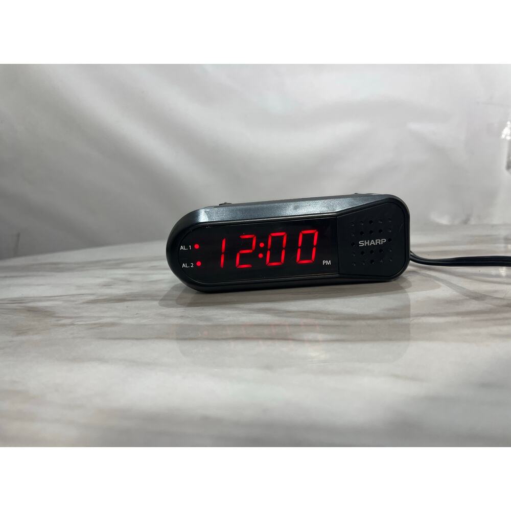 Sharp Digital Alarm Clock - Picture 2 of 5